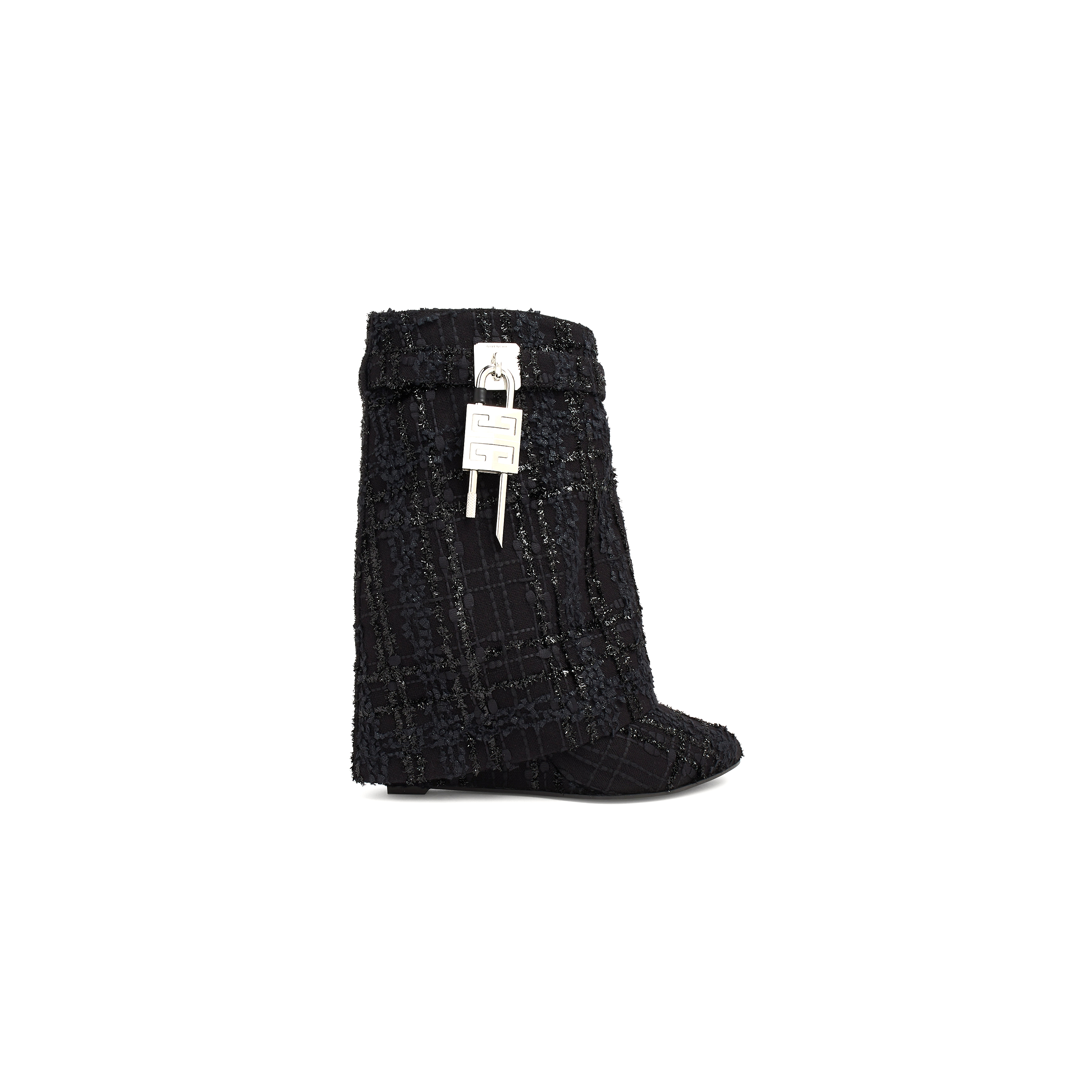G1uenchy shark lock ankle boots in tweed be603ke1qa